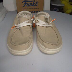 Hey Dude Women's Wendy Rise Chambray Sandshell 121940407 US Size 8 EU 39